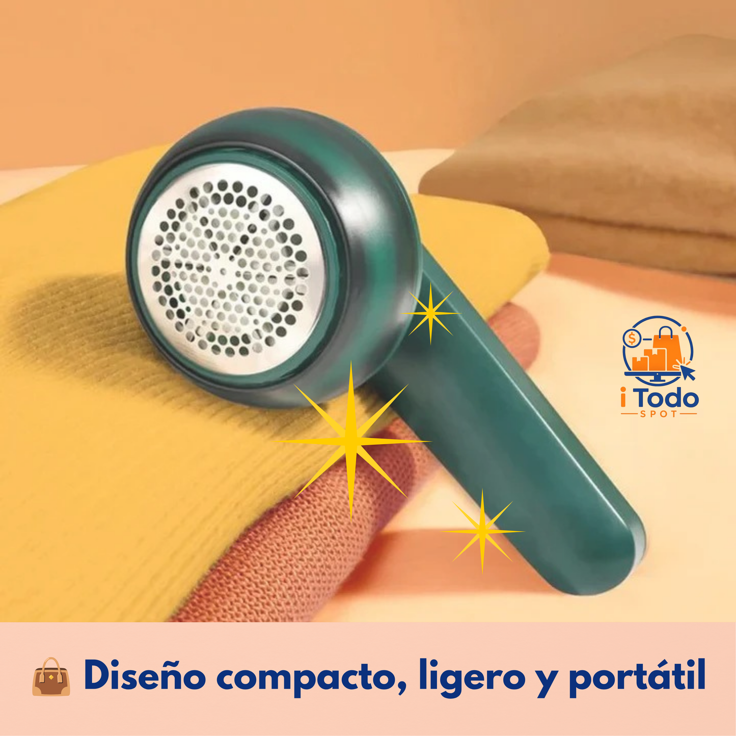 Quita Pelusas Eléctrico Portátil con Carga USB
