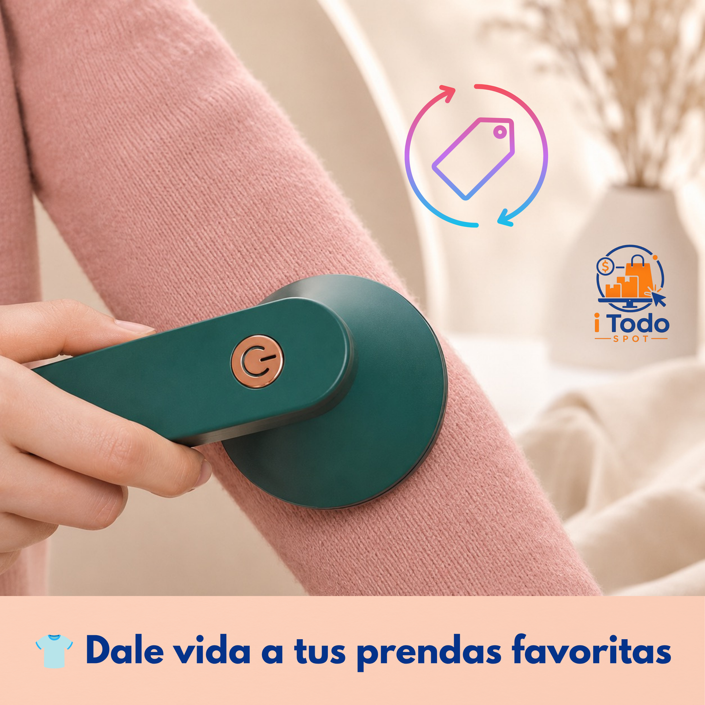 Quita Pelusas Eléctrico Portátil con Carga USB