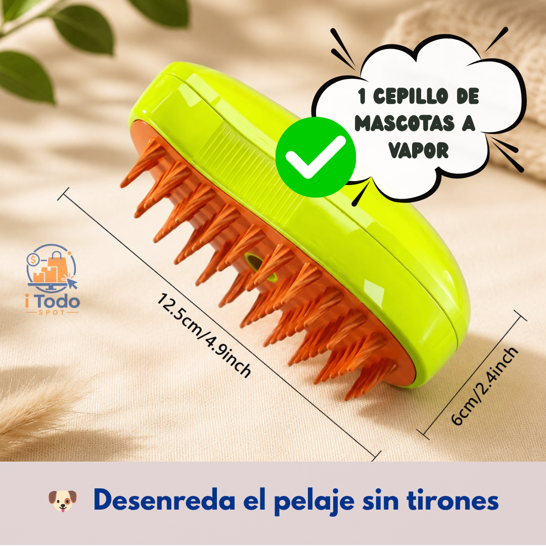 PACK HOGAR INTELIGENTE -  Lleva 2 Quita Pelusas Portátil  + 1 Cepillo a Vapor de Mascotas