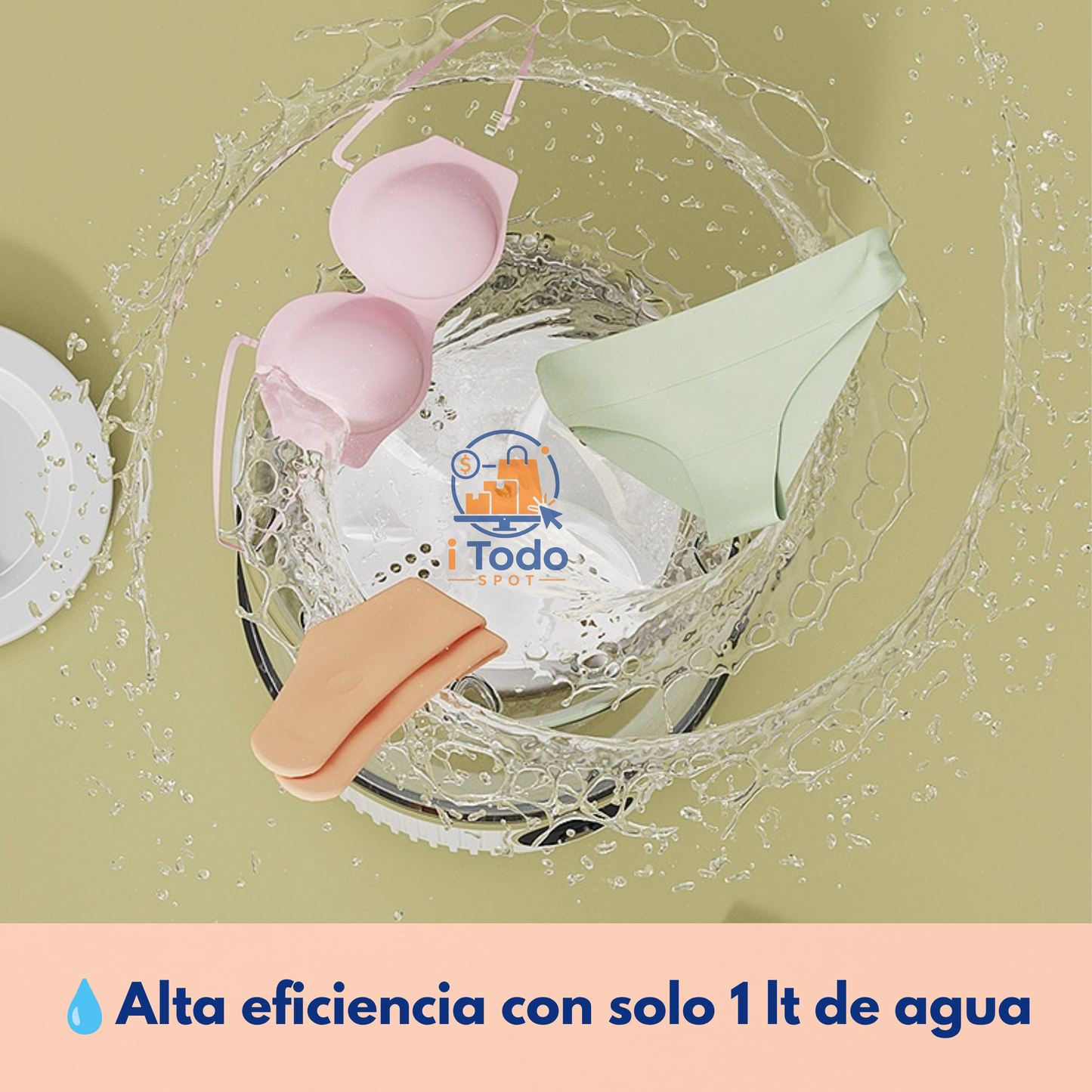 Mini Lavadora Portátil de Ropa Interior con Carga USB