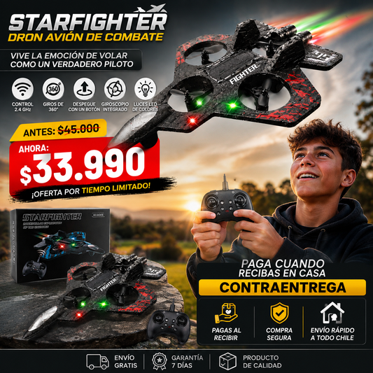 Dron Avión de Combate + 2 hélices de repuesto GRATIS