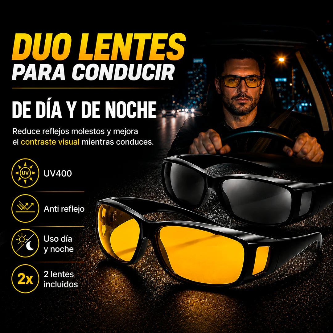 Lentes de Conducción - 2x1 DÍA Y NOCHE