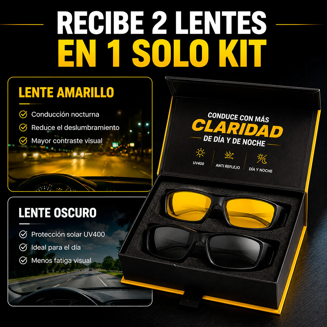 Lentes de Conducción - 2x1 DÍA Y NOCHE