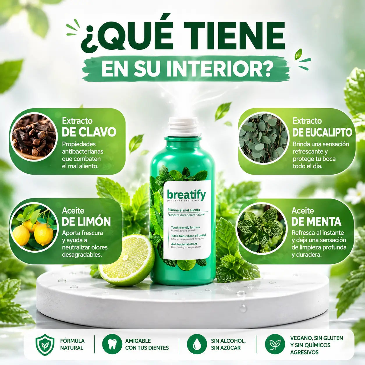 🍃BREATIFY | Gotas contra el mal aliento 50% OFF