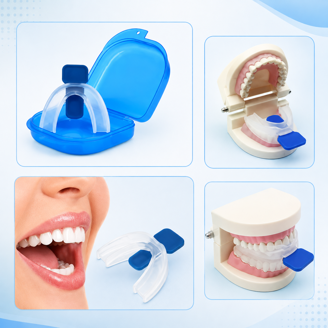 PACK 2x1 - Placa Anti Bruxismo, Apnea y Ronquido, 🎁 GRATIS Estuches